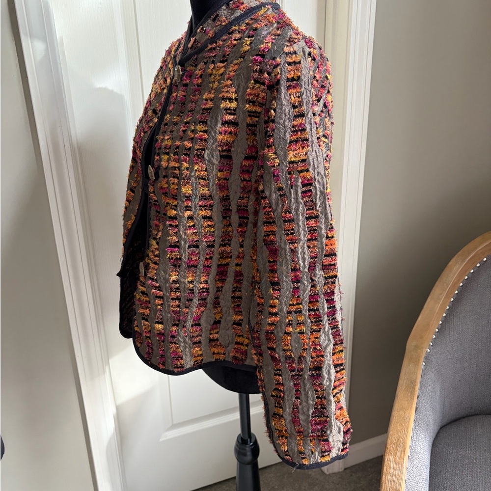 Source Unknown Multicolor Teddy Jacket - image 4